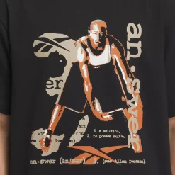 Tops & T-Shirts|Reebok Tops & T-Shirts Basketball Iverson Graphic T-Shirt