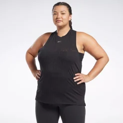 Tank Tops|Reebok Tank Tops Burnout Tank Top (Plus Size)