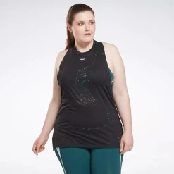 Tank Tops|Reebok Tank Tops Burnout Tank Top (Plus Size)