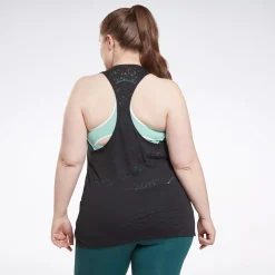 Tank Tops|Reebok Tank Tops Burnout Tank Top (Plus Size)