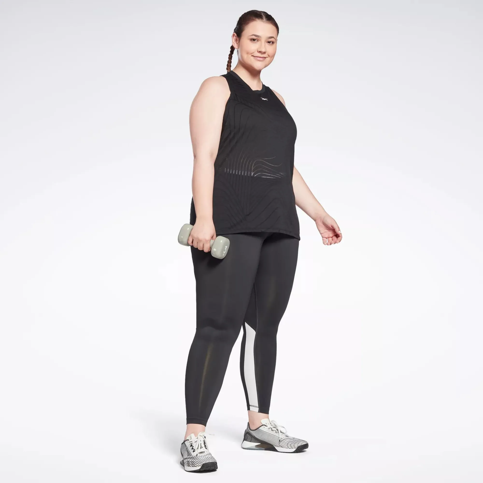 Tank Tops|Reebok Tank Tops Burnout Tank Top (Plus Size)