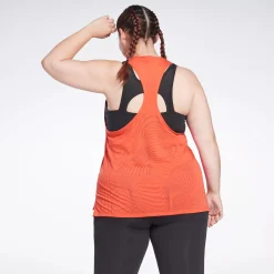 Tank Tops|Reebok Tank Tops Burnout Tank Top (Plus Size)