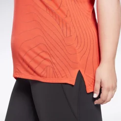Tank Tops|Reebok Tank Tops Burnout Tank Top (Plus Size)