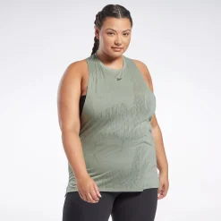 Tank Tops|Reebok Tank Tops Burnout Tank Top (Plus Size)
