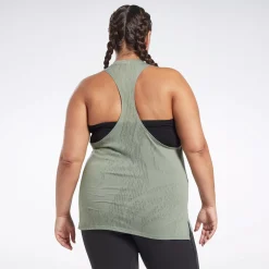 Tank Tops|Reebok Tank Tops Burnout Tank Top (Plus Size)