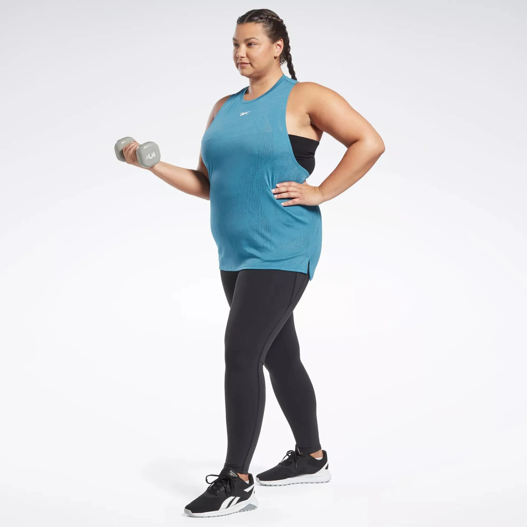 Tank Tops|Reebok Tank Tops Burnout Tank Top (Plus Size)