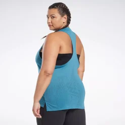 Tank Tops|Reebok Tank Tops Burnout Tank Top (Plus Size)