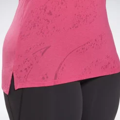 Tank Tops|Reebok Tank Tops Burnout Tank Top (Plus Size)