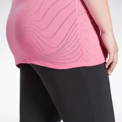 Tops & T-Shirts|Reebok Tops & T-Shirts Burnout T-Shirt (Plus Size)