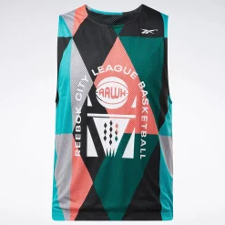 Tank Tops|Reebok Tank Tops City League Reversible Mesh Jersey