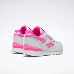 Big Kids' Shoes (Sizes 3.5-7)|Reebok Big Kids' Shoes (Sizes 3.5-7) Classic Leather Step 'N' Flash Shoes - Preschool