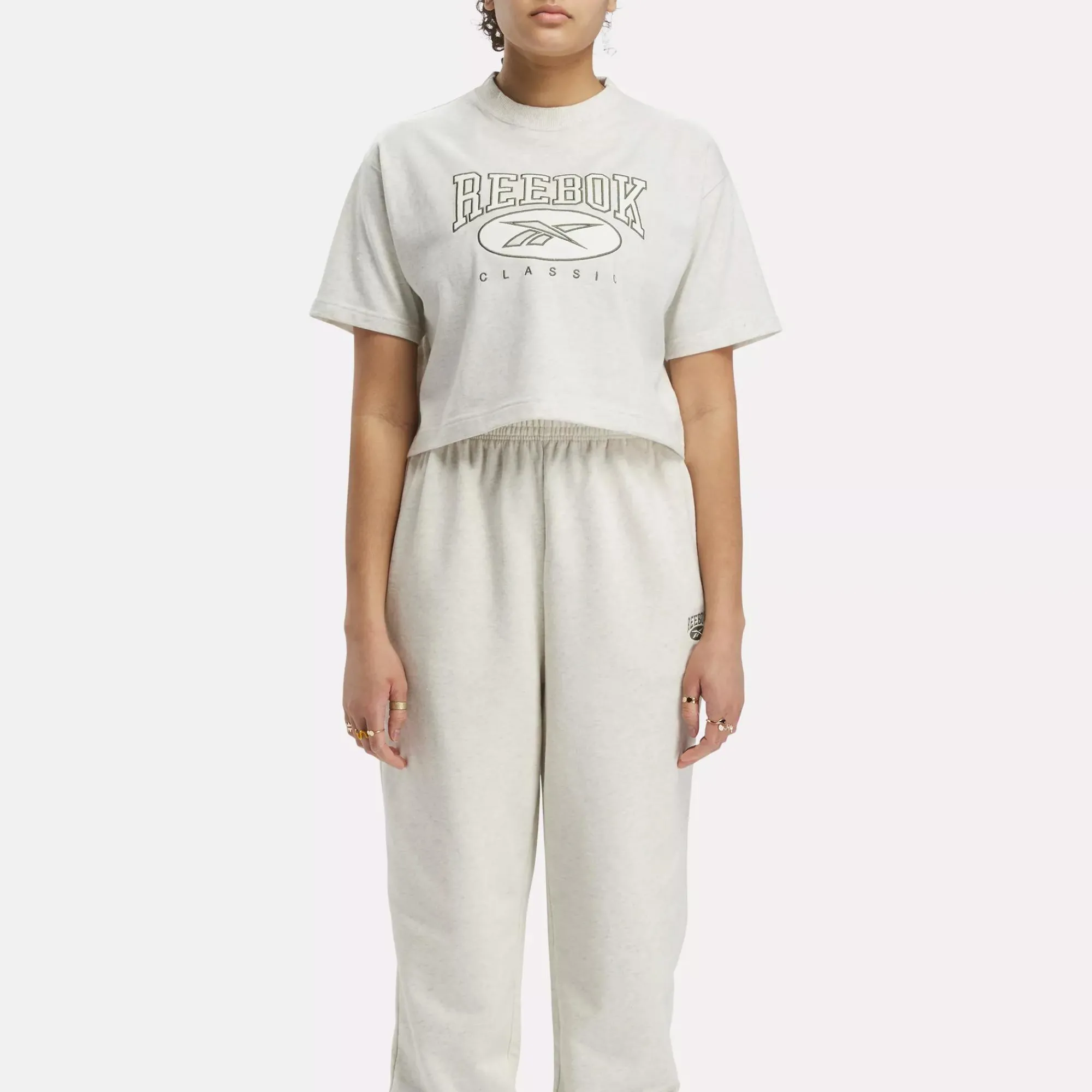 Loungewear|Reebok Loungewear Classics Archive Essentials Big Logo Crop T-Shirt