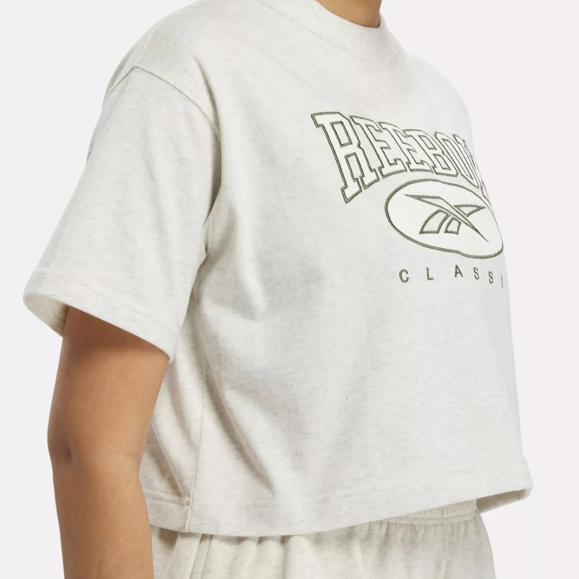 Loungewear|Reebok Loungewear Classics Archive Essentials Big Logo Crop T-Shirt