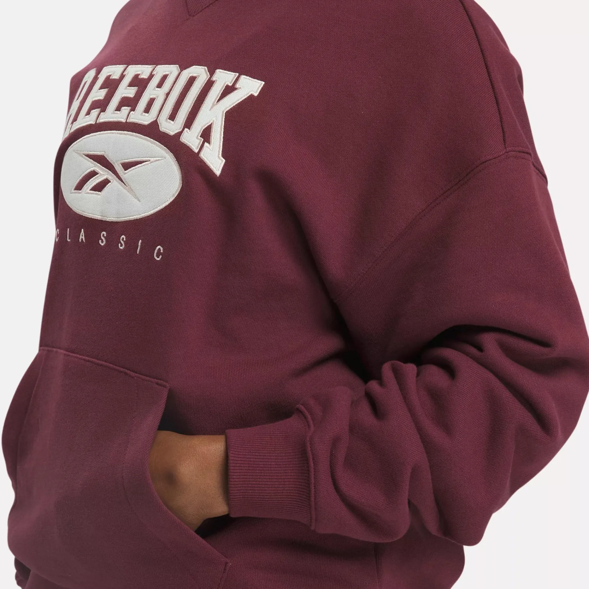 Loungewear|Reebok Loungewear Classics Archive Essentials Big Logo French Terry Hoodie