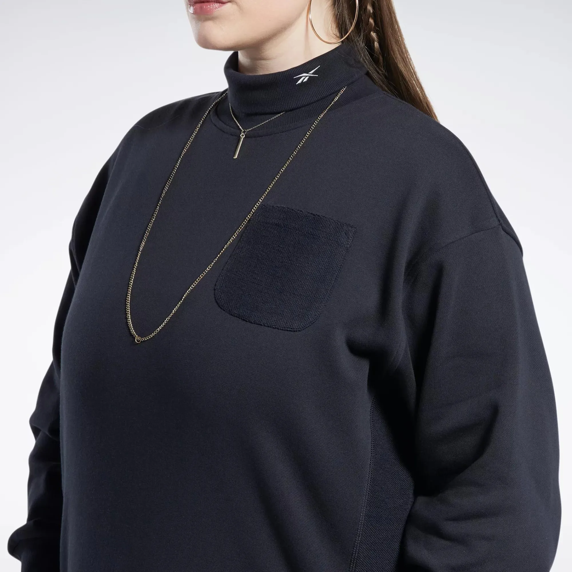 Hoodies & Sweatshirts|Reebok Hoodies & Sweatshirts Classics Cotton French Terry Sweatshirt (Plus Size)