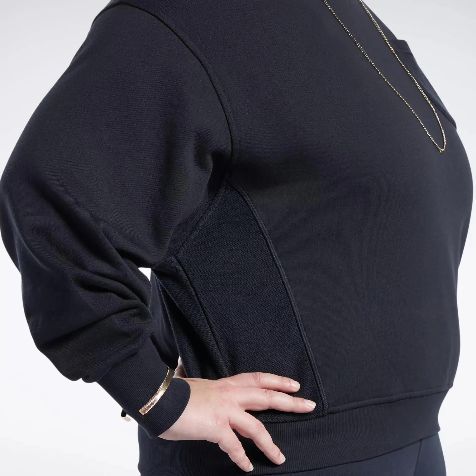 Hoodies & Sweatshirts|Reebok Hoodies & Sweatshirts Classics Cotton French Terry Sweatshirt (Plus Size)