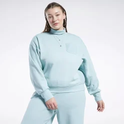 Hoodies & Sweatshirts|Reebok Hoodies & Sweatshirts Classics Cotton French Terry Sweatshirt (Plus Size)