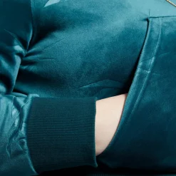 Hoodies & Sweatshirts|Reebok Hoodies & Sweatshirts Classics Energy Q4 Velour Zip-Up Sweatshirt (Plus Size)