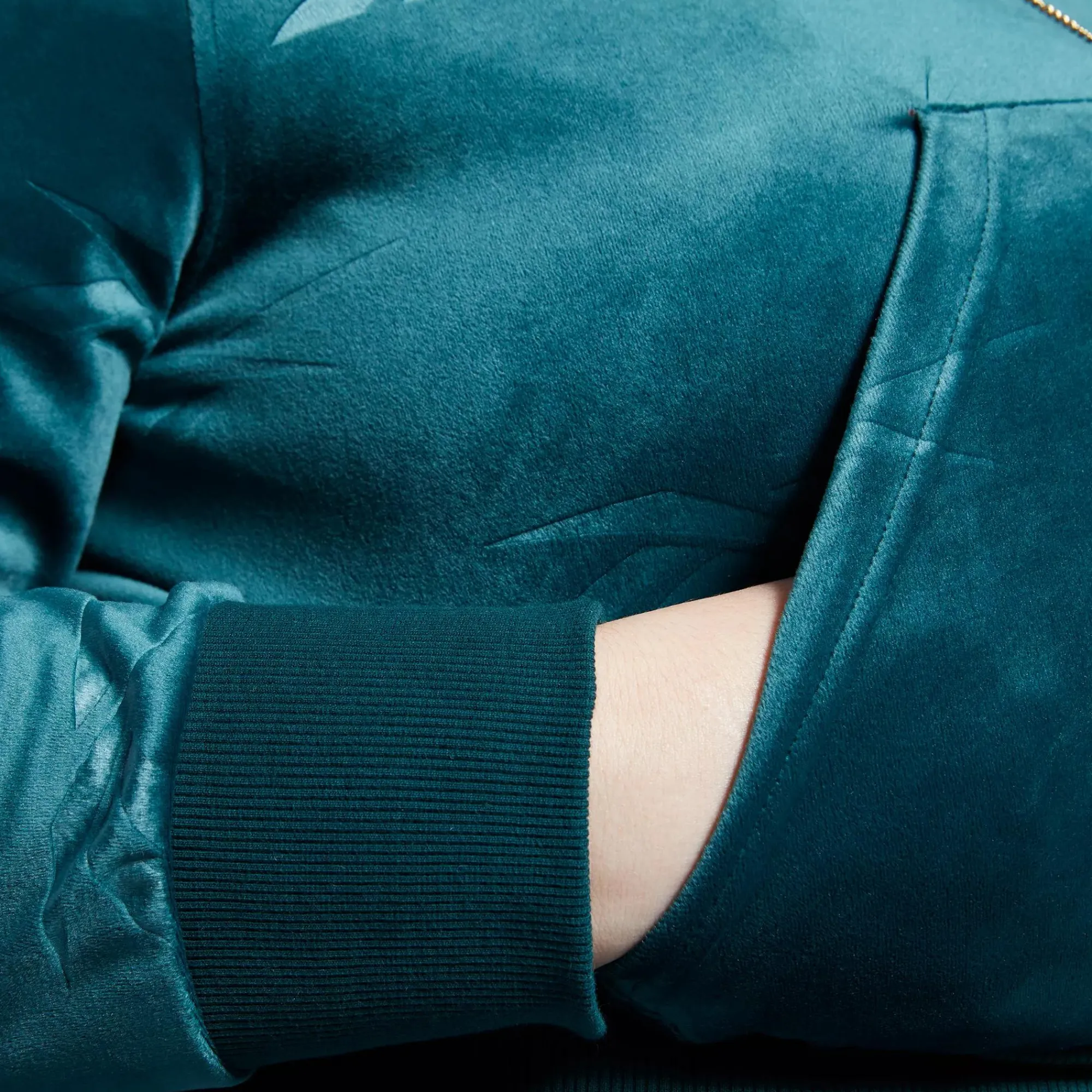 Hoodies & Sweatshirts|Reebok Hoodies & Sweatshirts Classics Energy Q4 Velour Zip-Up Sweatshirt (Plus Size)