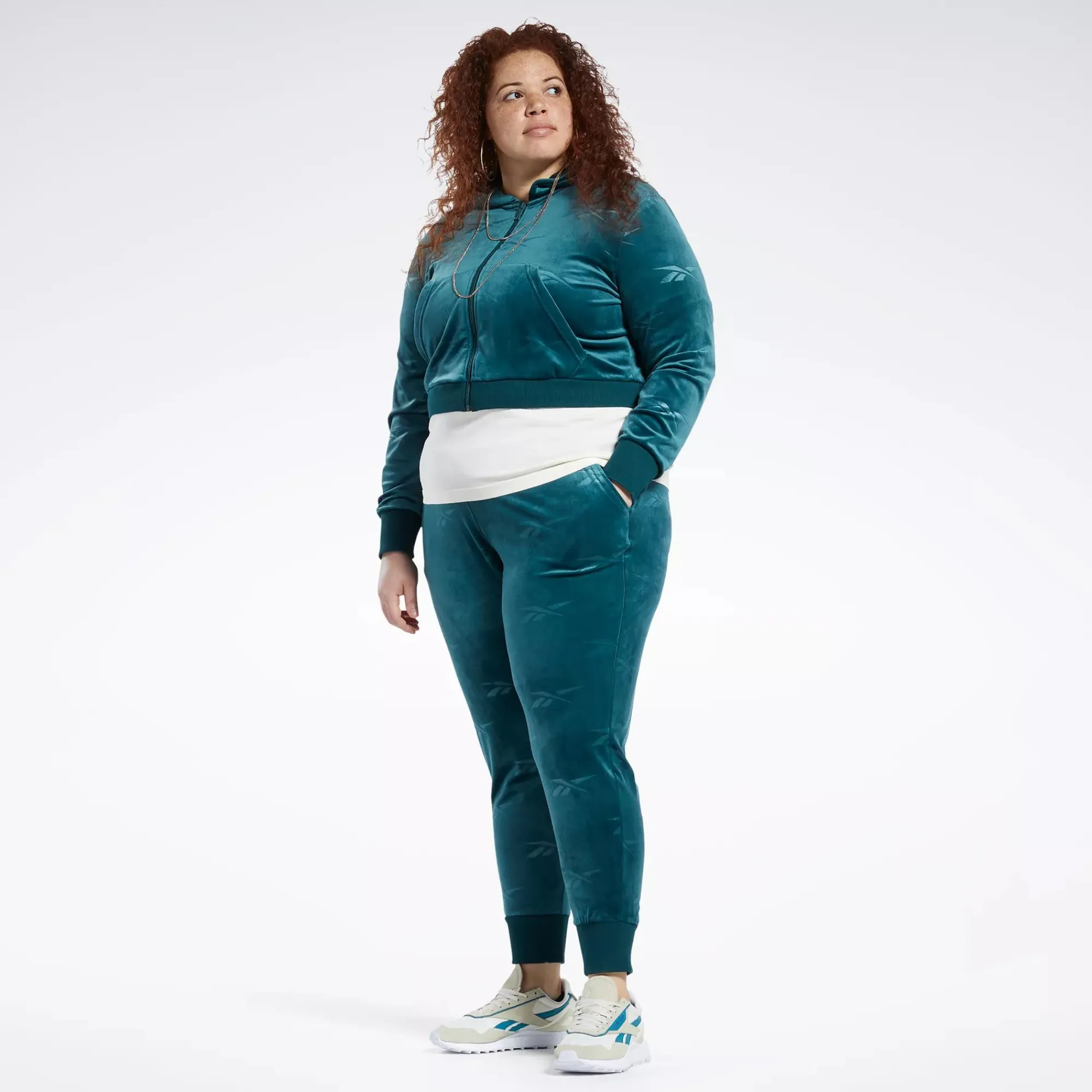 Pants & Sweatpants|Reebok Pants & Sweatpants Classics Energy Q4 Velour Pants (Plus Size)