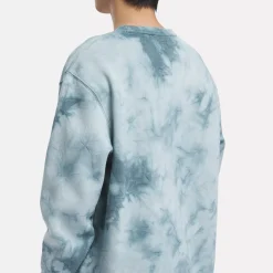 Hoodies & Sweatshirts|Reebok Hoodies & Sweatshirts Classics Natural Dye Marble Crew Sweatshirt