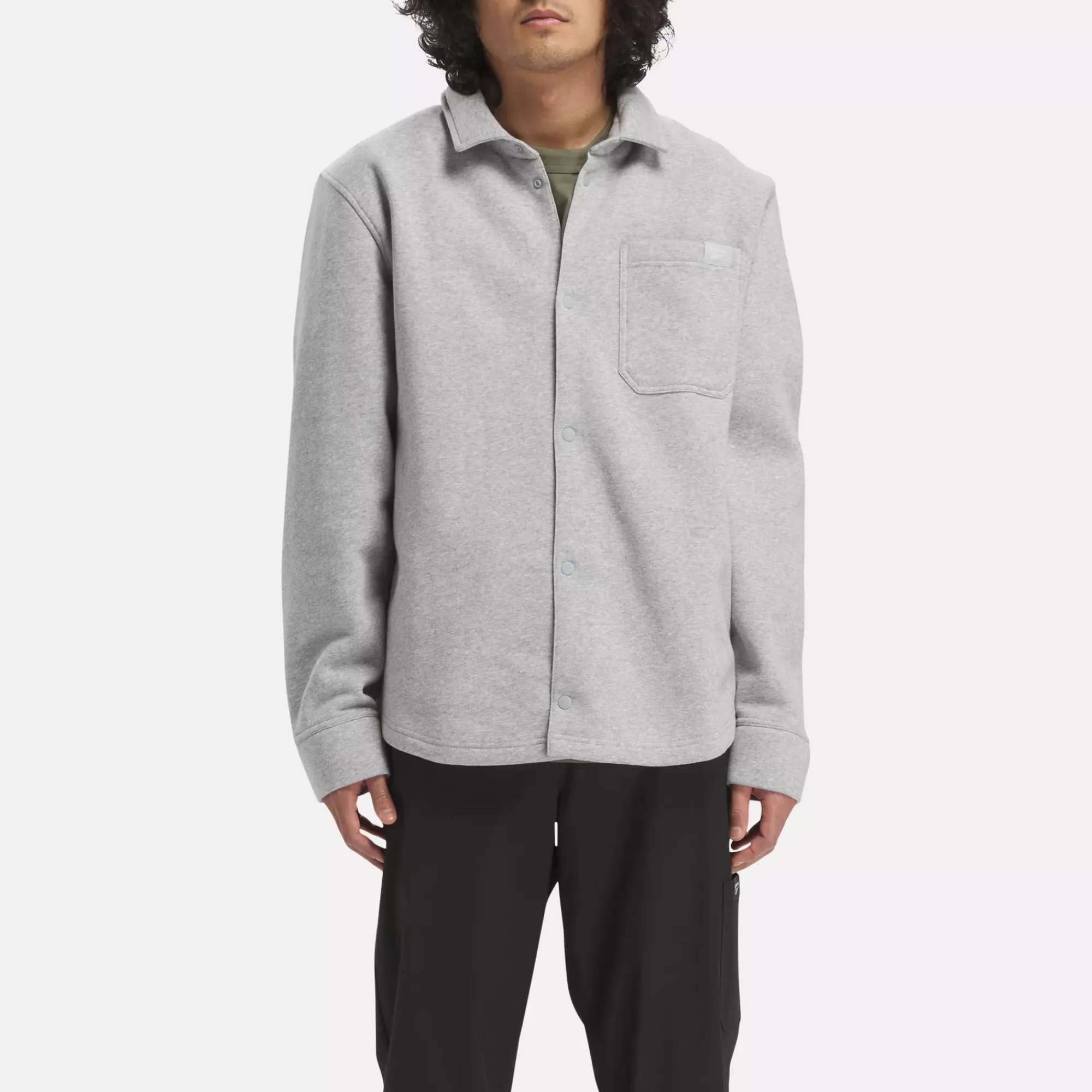 Tops & T-Shirts|Reebok Tops & T-Shirts Classics Wardrobe Essentials Fleece Overshirt