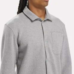 Tops & T-Shirts|Reebok Tops & T-Shirts Classics Wardrobe Essentials Fleece Overshirt