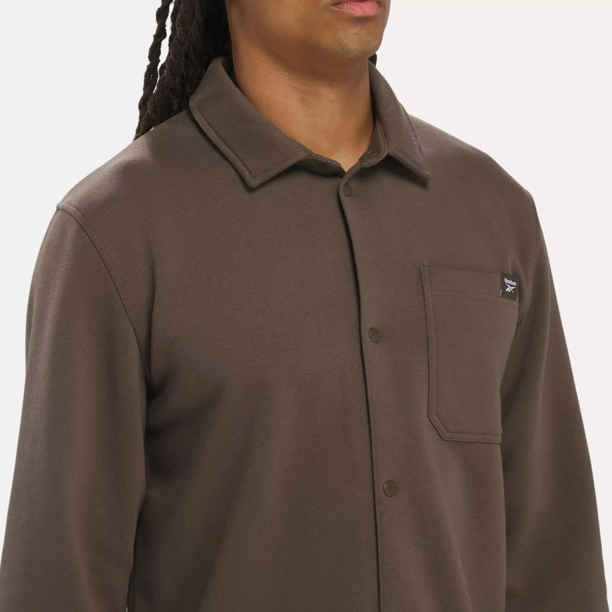 Tops & T-Shirts|Reebok Tops & T-Shirts Classics Wardrobe Essentials Fleece Overshirt