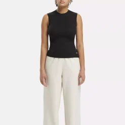 Tops & T-Shirts|Reebok Tops & T-Shirts Classics Wide Ribbed Tank Top