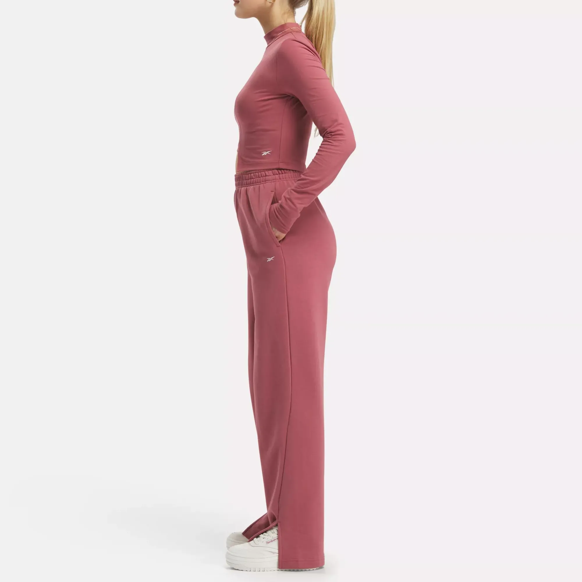 Pants & Sweatpants|Reebok Pants & Sweatpants Classics Wide Straight Leg Pants