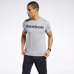 Tops & T-Shirts|Reebok Tops & T-Shirts Graphic Series Linear Logo Tee