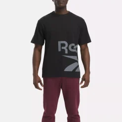 Tops & T-Shirts|Reebok Tops & T-Shirts Graphic Series Side Vector T-Shirt