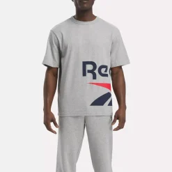 Tops & T-Shirts|Reebok Tops & T-Shirts Graphic Series Side Vector T-Shirt