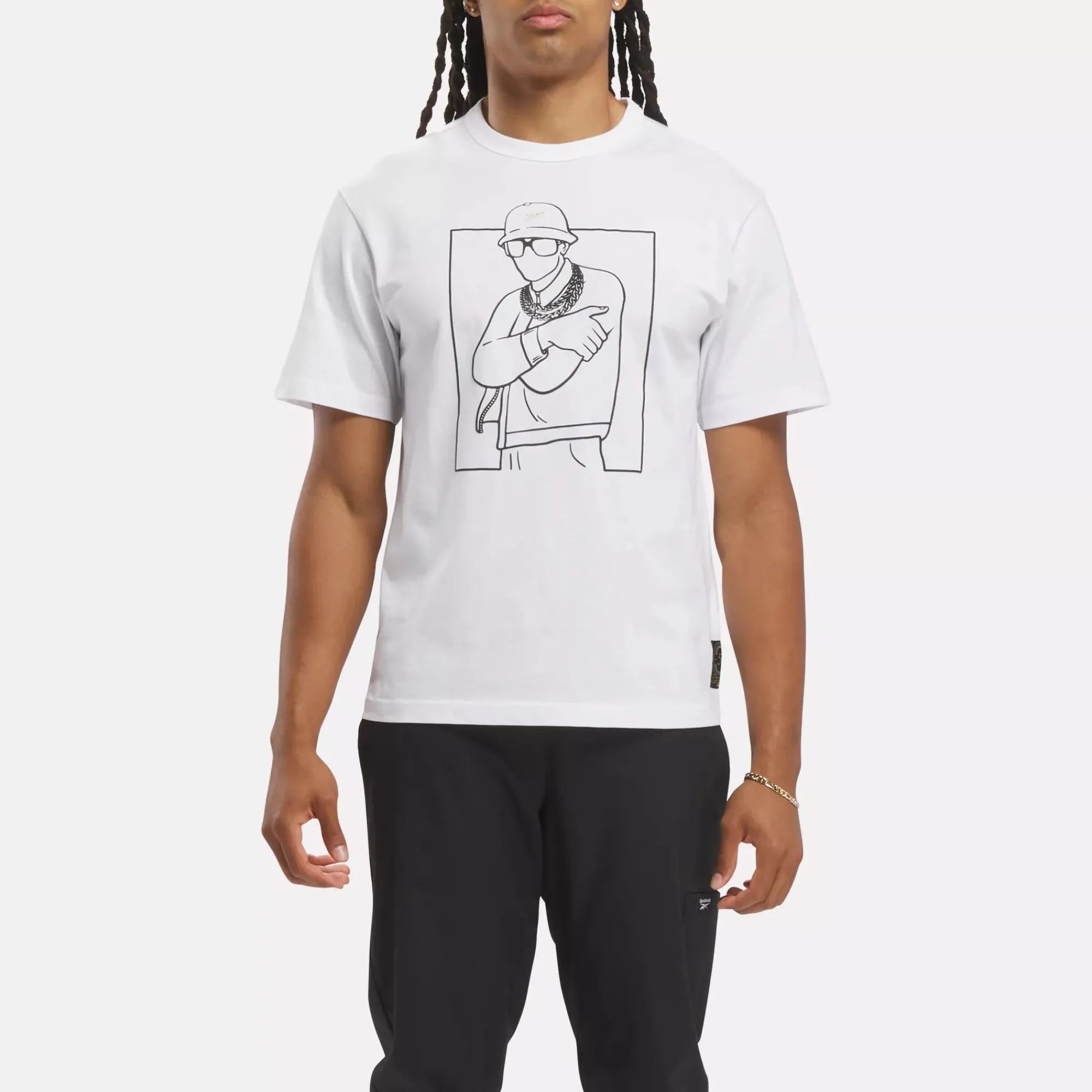 Tops & T-Shirts|Reebok Tops & T-Shirts Hip Hop B-Boy Pose T-Shirt