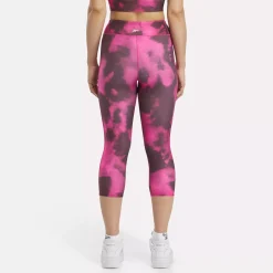 Leggings & Tights|Reebok Leggings & Tights Id Train Allover Print Capri Leggings