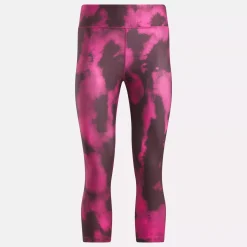 Leggings & Tights|Reebok Leggings & Tights Id Train Allover Print Capri Leggings