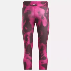 Leggings & Tights|Reebok Leggings & Tights Id Train Allover Print Capri Leggings