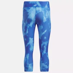 Leggings & Tights|Reebok Leggings & Tights Id Train Allover Print Capri Leggings
