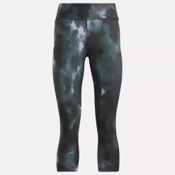 Leggings & Tights|Reebok Leggings & Tights Id Train Allover Print Capri Leggings