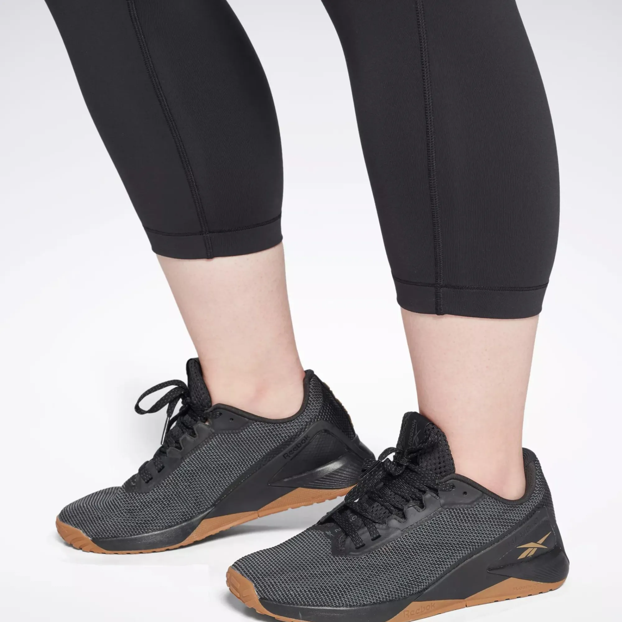 Leggings & Tights|Reebok Leggings & Tights Lux 3/4 Leggings (Plus Size)
