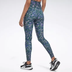Leggings & Tights|Reebok Leggings & Tights Lux 2.0 Speckle Modern Safari Leggings