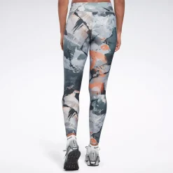 Leggings & Tights|Reebok Leggings & Tights Lux Allover Print Bold Leggings