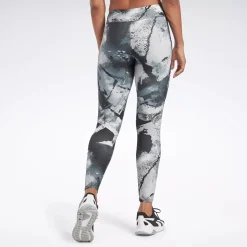 Leggings & Tights|Reebok Leggings & Tights Lux Allover Print Bold Leggings