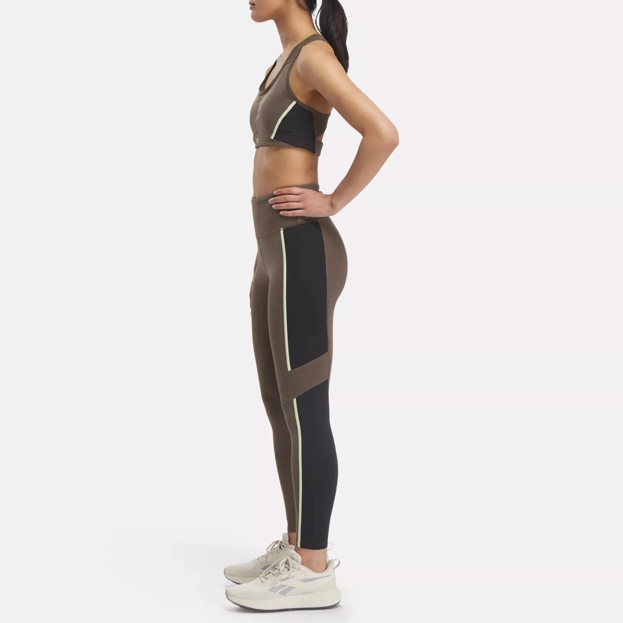 Yoga|Reebok Yoga Lux High-Rise Colorblock Leggings