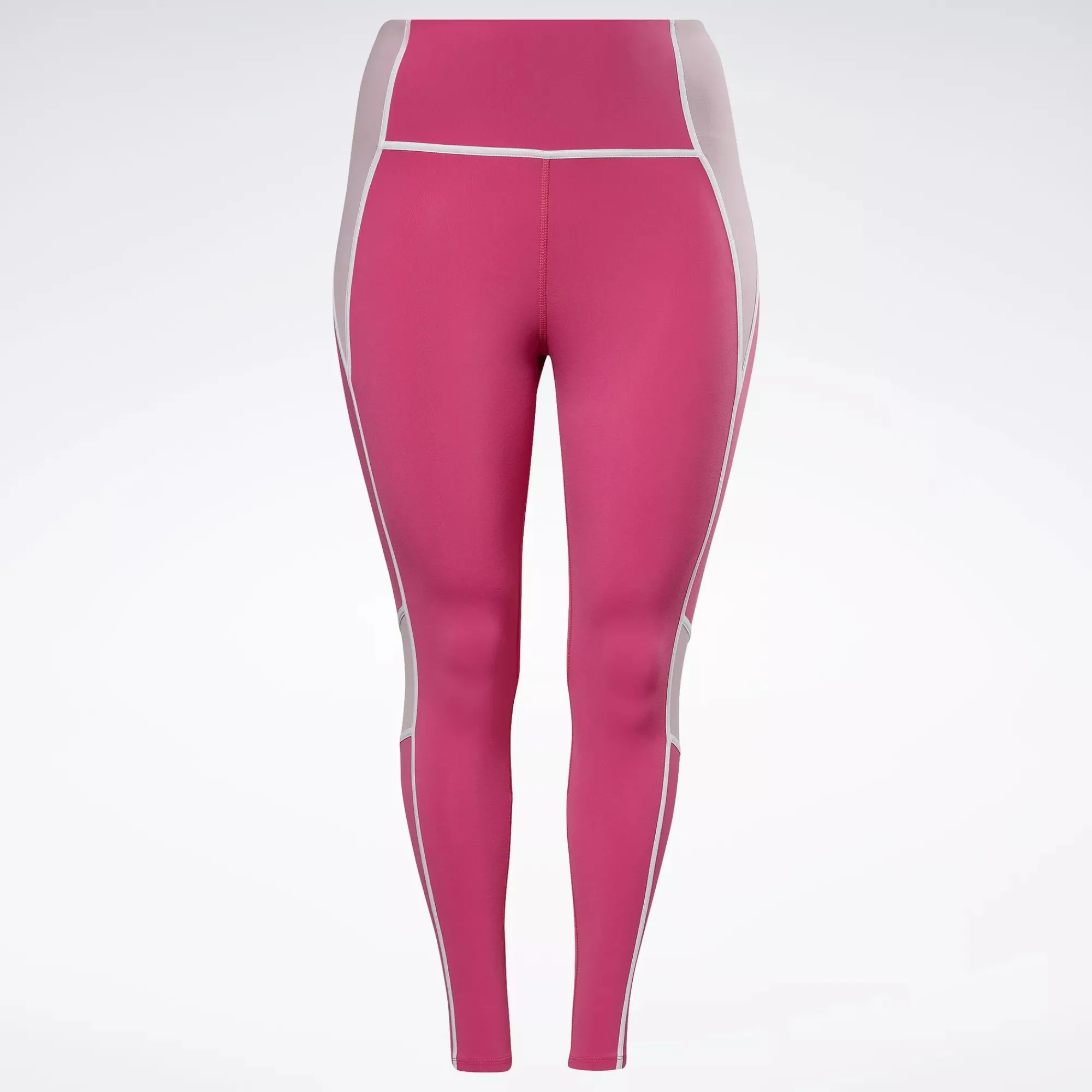 Leggings & Tights|Reebok Leggings & Tights Lux High-Rise Colorblock Leggings (Plus Size)
