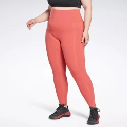 Leggings & Tights|Reebok Leggings & Tights Lux High-Rise Leggings (Plus Size)