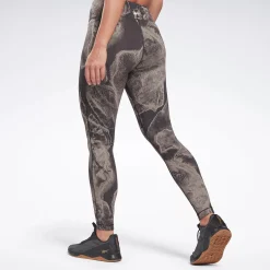 Leggings & Tights|Reebok Leggings & Tights Lux Jacquard Leggings