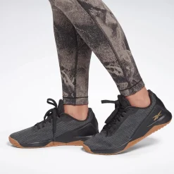Leggings & Tights|Reebok Leggings & Tights Lux Jacquard Leggings