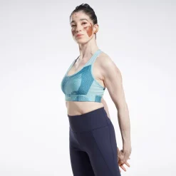 Sports Bras|Reebok Sports Bras Lux Perform Allover Print Racer Bra