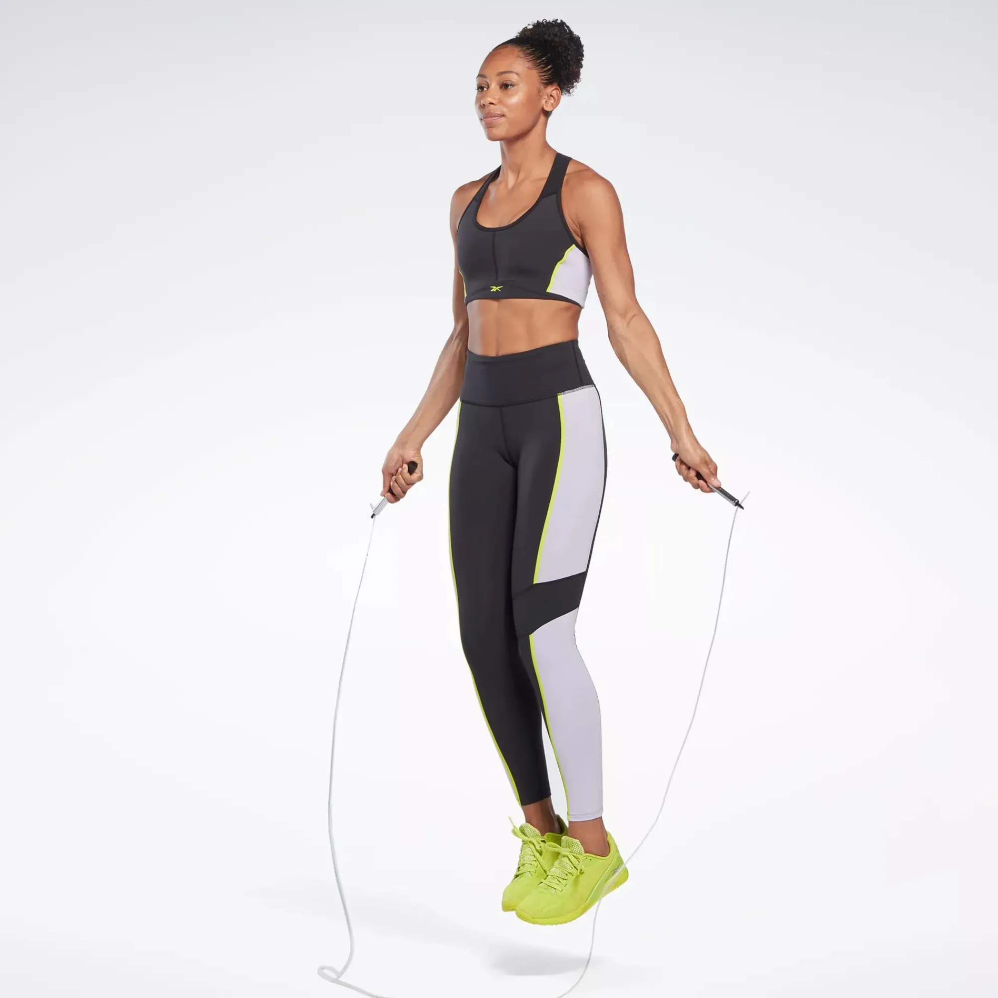 Sports Bras|Reebok Sports Bras Lux Racer Padded Colorblock Bra
